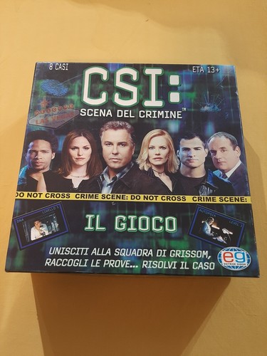 Csi scena del - scena, il