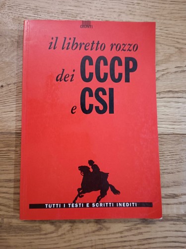 Libretto rozzo dei cccp - il,