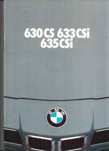 Bmw 630 633 csi - cs,,