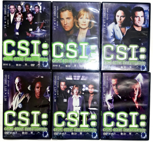 Lotto dvd csi scena - scena, del