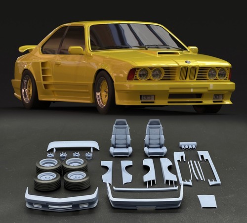 Transkit widebody bmw e24 - transkit,